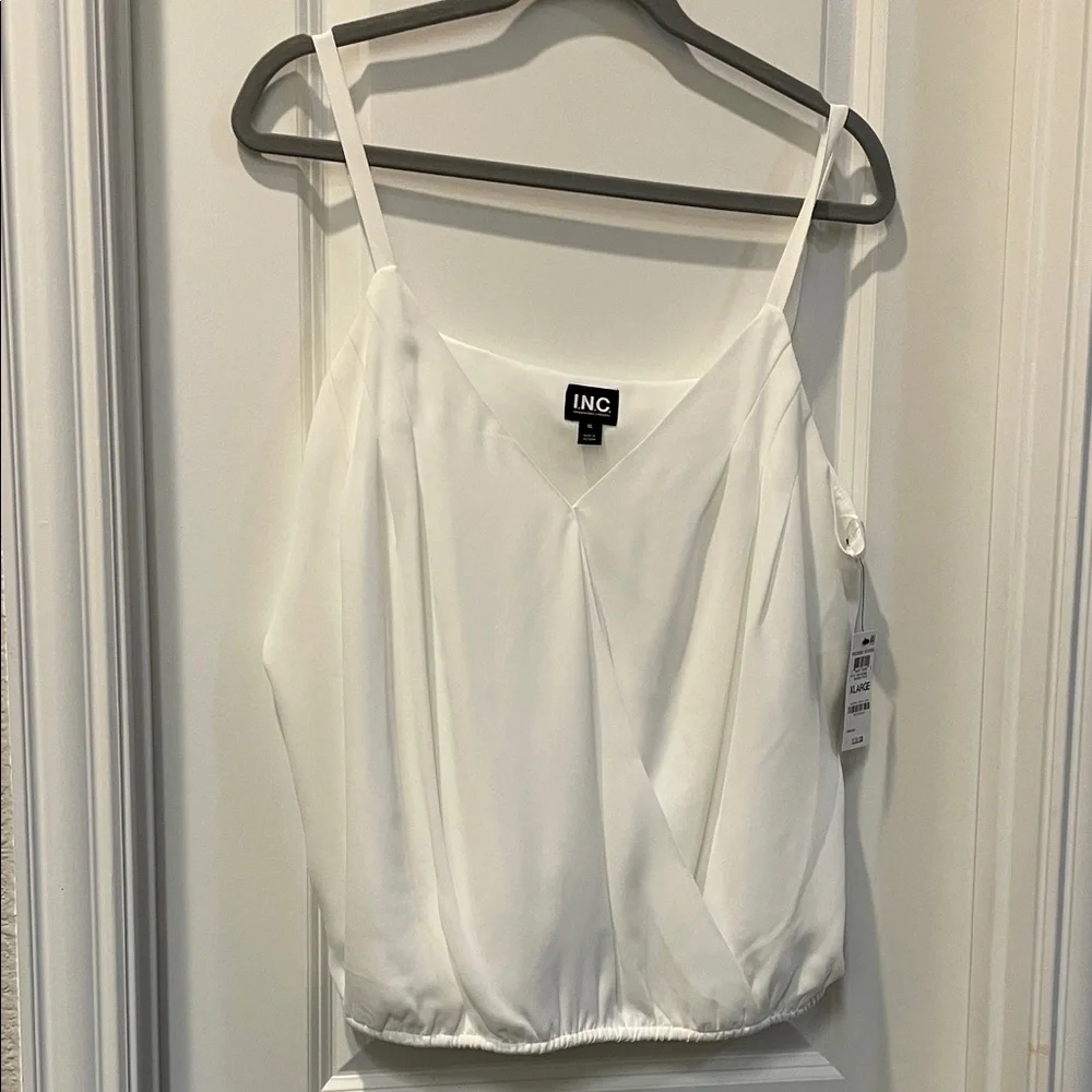 INC International Concepts Women's White Camisole NWT - Picture 1 of 9